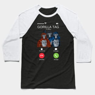 Gorilla Tag VR Gamer Merch Monke Baseball T-Shirt